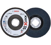 Bosch professional 260925c113 2 x disco lamellare x-lock, dimensioni grana k40, angolato, accessorio per smerigliatrice angolare, ø 115 mm