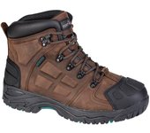 Bota de seguridad de doble membrana steelite monsal s3 wr ci hro src marrón/ negro ft05