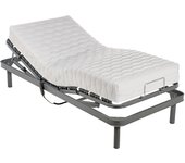 Colchón espuma hr 18cm + somier articulado 24 láminas 90x190 pack reggaeton - what the sleep
