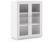 Aparador ampezzo, bufé de salón, aparador de salón, despensa de cocina, 89x40 h113 cm, blanco