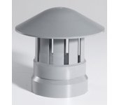 Tapón de ventilación hembra de pvc gris girpi, diam.100 mm