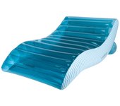Flamingueo tumbona hinchable piscina flotador gigante pvc azul