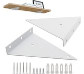 Piezas soportes para estantes flotantes soportes para estantes flotantes soportes para estantes de metal resistentes soportes para estantes para sala