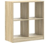 Estantería librería，armario de libros madera de ingeniería roble sonoma 68,5x32x75 cm cfw796812
