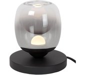 Lucide tamino - lámpara de mesa - ø 15 cm - led - 1x6w 3000k - negro