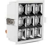 Foco led samsung chip empotrable 36w (9*4w) ugr 90