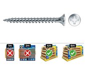 Celo 93545vlox - filetage boi frai ée pozi vlox 35x45 zincatedlubrifié (500 ud conteneur)