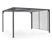 Gazebo antracita 3x3,6 m para disfrutar al aire libre