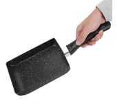 Sartén antiadherente para tortillas, huevos, filetes, pizza, utensilios de cocina para cocina de inducción (pequeña)