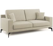 Prestige sofá moderno en microfibra desmontable 146 cm crema