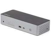 Startech.com mini docking station usb-c - replicador de puertos para 4 monitores displayport y hdmi 4k 60hz - con pd de 100w - hub ladrón usb con 3x