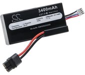 Vhbw 1x batería reemplaza parrot pf070250 para dron, multicóptero, cuadricóptero (3400 mah, 11,1 v, li-poli)
