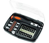 Black+decker a7062-xj - kit con 40 piezas para atornillar incluye atornillador de carraca
