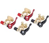 2 juegos de terminales de batería de 2 vías para conector de coche, abrazadera positiva y negativa para camión, vehículo x0378