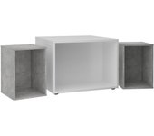 Mesa de centro con 2 elementos desmontables joker 2 - l71,5 x h50 cm
