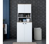 Mueble de lavadora kd102 2160 nogal blanco