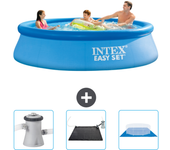 Paquete de piscina - intex - alrededor - 305x305x76 cm + accesorios cb79
