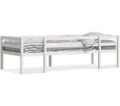 Maison exclusive - estructura de cama para niños madera de pino blanco 90x200 cm