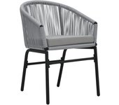 2 piezas sillas de jardín | silla de exterior | sillon jardín ratán sintético antracita cfw599328