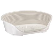 Ferplast - cama para perros y gatos - cama para perros extra pequeña - 100% plástico reciclado - cesta para perros - transpirable y antideslizante -