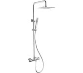 Columna termostática cascada para ducha y bañera - cromo