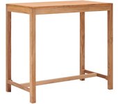 Maison exclusive - mesa alta de jardín madera maciza de teca 110x60x105 cm