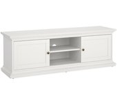 Mueble de tv ziba, aparador de salón, mueble de tv bajo, unidad de pared, 149x42 h51 cm, blanco