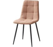 Pack 2 sillas comedor portland estilo contemporáneo en color marrón 43x88x48 cm