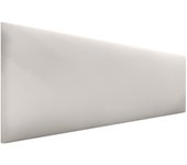 Dhome cabecero de polipiel liso cabeceros cabezal tapizado cama (polipiel blanco hueso, 150cm (camas 120/135/140))