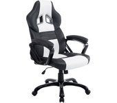 Silla de oficina racing pedro xl negro/blanco