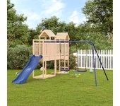 Maison exclusive - parque infantil de exterior madera maciza de pino