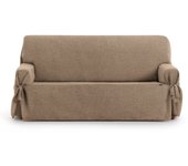 Funda de sofá valeria 2 plazas universal beige 140 - 180 cm