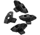 4 pinzas de freno de aleación de aluminio de réplica rc para coche traxxas udr 1/7 rc (negro)