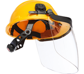 Casco de protección laboral con visera de policarbonato climax 436/i