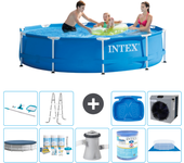 Paquete de piscina - intex - alrededor - 305x305x76 cm + accesorios a1500