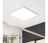 Inspire - juego de 5 paneles led gdansk - l. 59,5 x l. 59,5 x a. 2,3 cm - 5800 lm - 4000 k - ip20 - 42 w - aluminio blanco