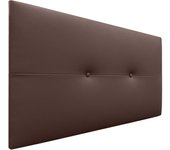 Dhome cabecero de polipiel pro cabeceros cabezal tapizado cama lujo (chocolate, 105cm)