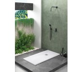 Plato de ducha basic 140x70cm blanco