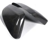Cubierta de espejo retrovisor de fibra de carbono, tapas decorativas complementarias aptas para nx200 300h 200t 300 2015-2020