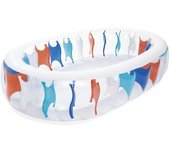 Bestway piscina hinchable eliptica 229x152x51 cm +6 años jardin 54066