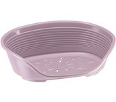 Ferplast - cama para perros y gatos - cama para perros pequeñas - 100% plástico reciclado - cesta para perros - transpirable y antideslizante - siesta