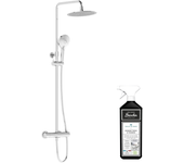 Columna de ducha vitra aquaheat bliss 250 + limpiador briochin