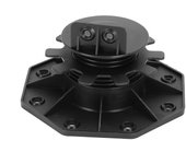 50x pedestal regulable pedestal regulable para terraza losa - 30/60 mm - para apoyo de pies de vigas de madera terraza - caja de 50 pedestales