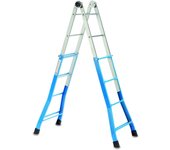 Escalera telescópica everest 4+4 acero