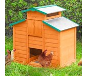 Gallinero halifax para 3-4 gallinas - madera tratada para exteriores