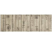 Alfombra de cocina | tapete para la cocina lavable terciopelo estampado valla 60x180 cm cfw65188