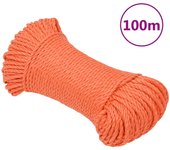 Cuerda de trabajo polipropileno naranja 3 mm 100 m
