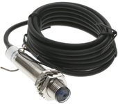 Sensor interruptor célula fotoeléctrica npn no 10-36vdc m12 8cm autoreflexiva