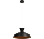 Mexlite - lámpara colgante - skandina - negro - metal - ø 40cm - e27 - 3682zw