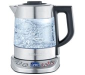 Hervidor de agua y tetera eléctrica premium 1 l, severin, jarra eléctrica cristal, wk 3473